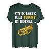 Lustiges Vater Unser für Tubist I Tuba in Blaskapelle T-Shirt