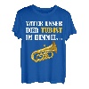 Lustiges Vater Unser für Tubist I Tuba in Blaskapelle T-Shirt