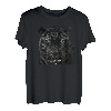 Cooles schwarzes Tigerkopf-Design mit farbenfrohem und stilvollem Illust T-Shirt