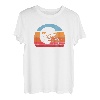 Hapfox American Football Helm Sunset Retro Design T-Shirt