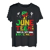 Der 19. Juni ist mein Unabhängigkeitsmonat für die Geschichte der afrikanischen Schwarzen T-Shirt