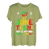 Der 19. Juni ist mein Unabhängigkeitsmonat für die Geschichte der afrikanischen Schwarzen T-Shirt