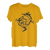 DRACHE Kenji Japanische Schriftzeichen Samurai Alte Schrift T-Shirt