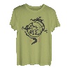DRACHE Kenji Japanische Schriftzeichen Samurai Alte Schrift T-Shirt