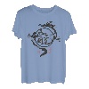 DRACHE Kenji Japanische Schriftzeichen Samurai Alte Schrift T-Shirt