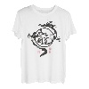 DRACHE Kenji Japanische Schriftzeichen Samurai Alte Schrift T-Shirt