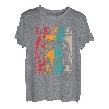 Level Papa Freigeschaltet Papa Ankündigung 2023 Gamer T-Shirt