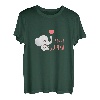 Papina Dochka Papas Tochter auf Russisch Elefant Russland T-Shirt