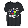 Ich bin autistisch Autismus Spruch Englisch T-Shirt