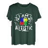 Ich bin autistisch Autismus Spruch Englisch T-Shirt