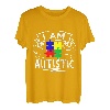 Ich bin autistisch Autismus Spruch Englisch T-Shirt