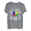 Ich bin autistisch Autismus Spruch Englisch T-Shirt