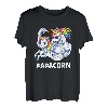 Papacorn Bodybuilder Vater Tochter Partnerlook Einhorn T-Shirt
