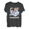 Papacorn Bodybuilder Vater Tochter Partnerlook Einhorn T-Shirt