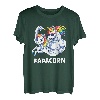 Papacorn Bodybuilder Vater Tochter Partnerlook Einhorn T-Shirt