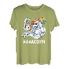 Papacorn Bodybuilder Vater Tochter Partnerlook Einhorn T-Shirt