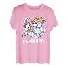 Papacorn Bodybuilder Vater Tochter Partnerlook Einhorn T-Shirt