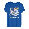 Papacorn Bodybuilder Vater Tochter Partnerlook Einhorn T-Shirt
