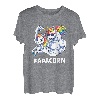 Papacorn Bodybuilder Vater Tochter Partnerlook Einhorn T-Shirt
