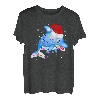 Delphin Weihnachts-Rentiergeweih Xmas T-Shirt