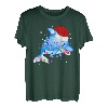 Delphin Weihnachts-Rentiergeweih Xmas T-Shirt