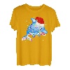 Delphin Weihnachts-Rentiergeweih Xmas T-Shirt