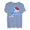 Delphin Weihnachts-Rentiergeweih Xmas T-Shirt