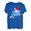 Delphin Weihnachts-Rentiergeweih Xmas T-Shirt