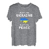 Pray for Ukraine Peace Ukraine Flagge T-Shirt