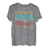 Zwei Titel Papa und Stiefpapa und rocke beide Stiefvater T-Shirt