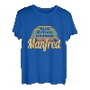 Vorname Name Manfred Personalisiertes Geburtstagsgeschenk T-Shirt