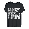 Handball Legenden sind im Oktober geboren Jungs Geburtstag T-Shirt