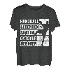 Handball Legenden sind im Oktober geboren Jungs Geburtstag T-Shirt