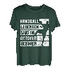 Handball Legenden sind im Oktober geboren Jungs Geburtstag T-Shirt