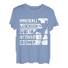 Handball Legenden sind im Oktober geboren Jungs Geburtstag T-Shirt