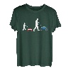 Rasenmäher Gärtner Vater Sohn Rasen Garten Hobbygärtner T-Shirt