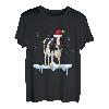 Kuh Weihnachten Weihnachtsmütze Kühe Lustige Geschenk T-Shirt