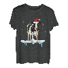 Kuh Weihnachten Weihnachtsmütze Kühe Lustige Geschenk T-Shirt