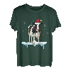 Kuh Weihnachten Weihnachtsmütze Kühe Lustige Geschenk T-Shirt