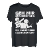Geh mir aus dem Weg du unnötiger Sozialkontakt lustig T-Shirt