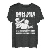 Geh mir aus dem Weg du unnötiger Sozialkontakt lustig T-Shirt