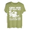 Geh mir aus dem Weg du unnötiger Sozialkontakt lustig T-Shirt
