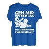 Geh mir aus dem Weg du unnötiger Sozialkontakt lustig T-Shirt