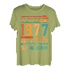 46.Geburtstag Retro Vintage Sunset Legendär Jahrgang 1977 T-Shirt