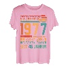 46.Geburtstag Retro Vintage Sunset Legendär Jahrgang 1977 T-Shirt