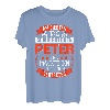 Herren Peter Name Vorname Namenstag Am 7. Tag schuf Gott den Peter T-Shirt