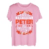 Herren Peter Name Vorname Namenstag Am 7. Tag schuf Gott den Peter T-Shirt