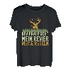 Lustiges Hirsch Geschenk zur Jagd Jäger T-Shirt
