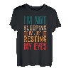 Ich schlafe nicht, ich ruhe nur meine Augen aus Lustiger Papa-Witz T-Shirt