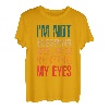 Ich schlafe nicht, ich ruhe nur meine Augen aus Lustiger Papa-Witz T-Shirt